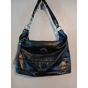 Coach Black Patent Leather Shoulder Bag